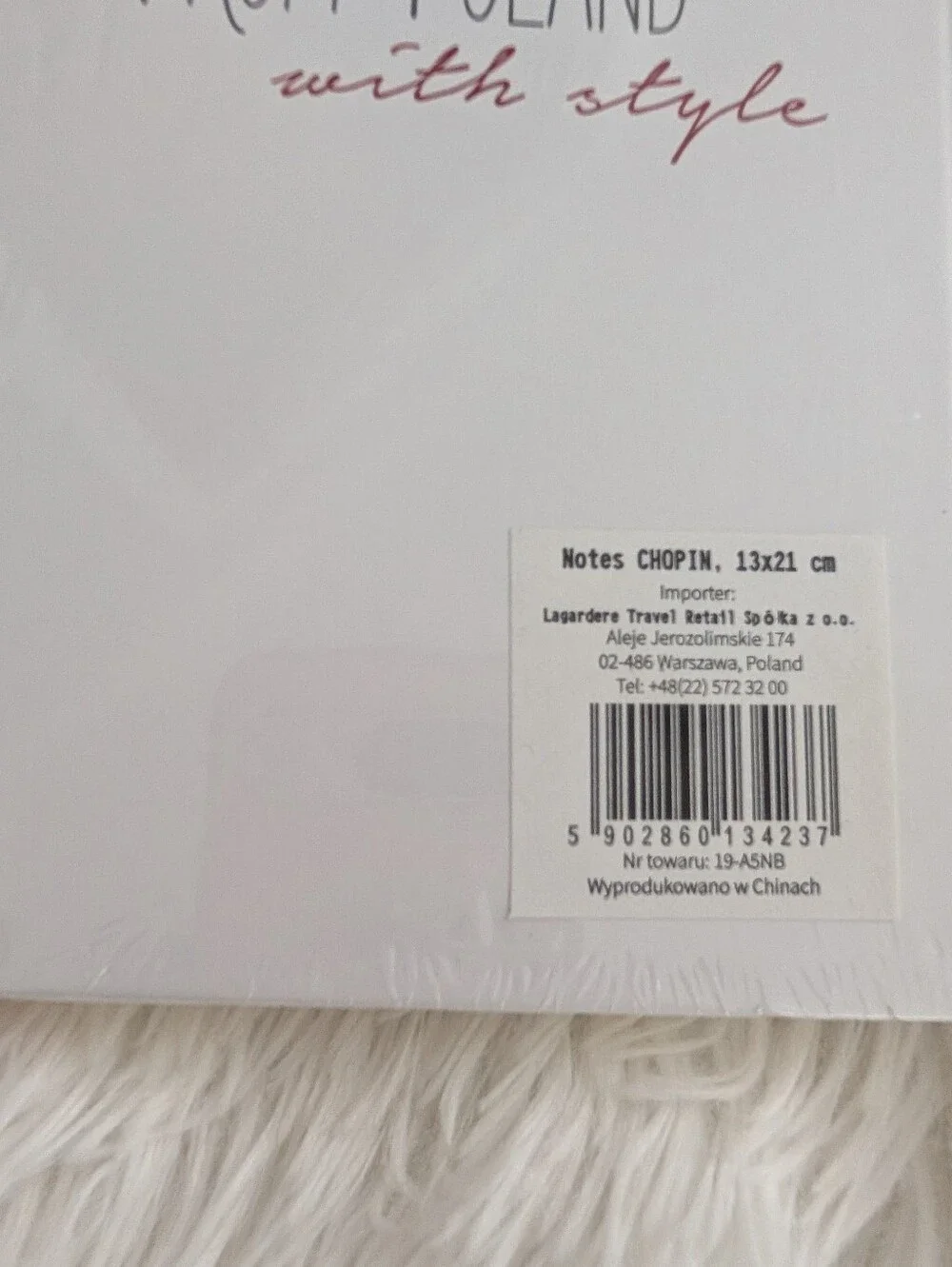 NEW Notes Of Chopin Poland Notebook Approx 9